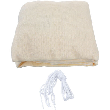 Sun Shade Sail Quadrangle 3x3 Meters Beige HDPE Material Ultraviolet Proof Durable Wide Application Patio Canopy (1/5)