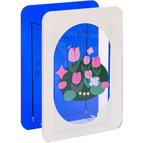 Acrylic Flower Vase Modern Bouquet Holder Clear Plant Floral Container Aesthetic Room Decor Tulip (1/5)