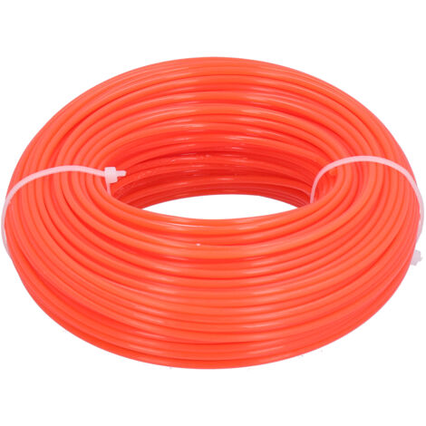 50m 2.4mm Trimmer Line Round Nylon Cord Wire Replacement for String Petrol Grass Trimmer (1/5)