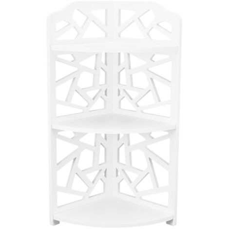 3 Tier Small Corner Shelves Plant Standing Rack for Small Spaces Bathroom Bedroom Organizer (1/5)