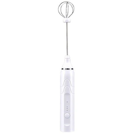 Electric Hand Mixer USB Rechargeable Automatic Egg Beater Milk Frother Large Capacity Battery Operated Milk Mixer (1/5)