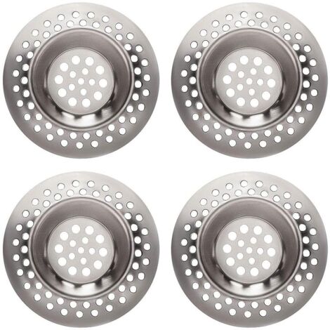 4PCS Stainless Steel Sink Drain Plug Sink Filter Kitchen Sink Strainer for Bathtub Sink Kitchen and Bathroom (1/5)
