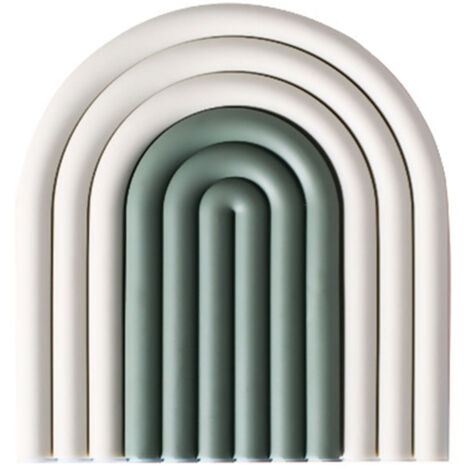 Placemat Prevent Slip Wearable Thickened Insulation Cup Pad for Bowl Plate Kitchen Restaurant Gray Green (1/3)
