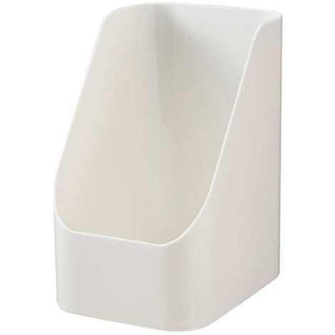 Makeup Brush Holder Organizer Plastic Desktop Cosmetic Storage Bin for Vanity Skin Care Product Perfume Bathroom Kitchen Countertop White (1/5)