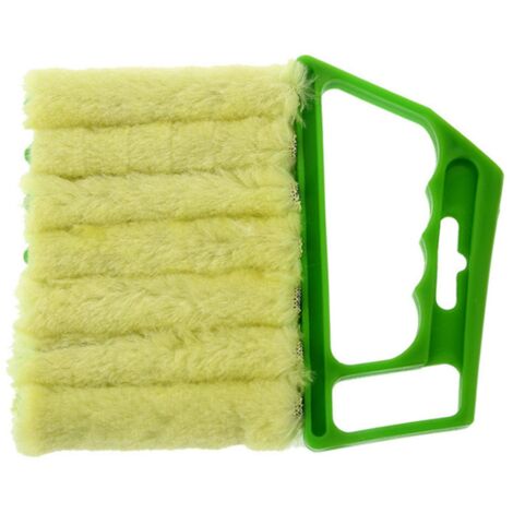 Mini Blinds Cleaner Shutter Multifunctional Household Cleaning Dust Brush for Home Hotel Green (1/5)