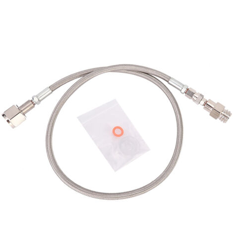 1m G1/2 High Pressure Hose CO2 to External CGA320 Tank Direct Adapter (Silver) (1/5)