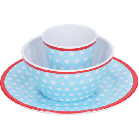Salad Plate Set Imitation Porcelain Plate Salad Bowl Pastry Tray for Home Restaurant Hotel