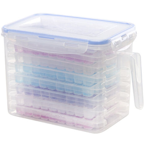 Multi Layer Homemade Frozen Ice Cube Mold Refrigerator Ice Box with Lid Home Ice Box (1/5)
