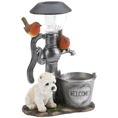 Resin Statues for Outdoor Climbing Garden Statue Patio Gardening Decorative Solar Animal Lights Home Outdoor Decoration (1/4)