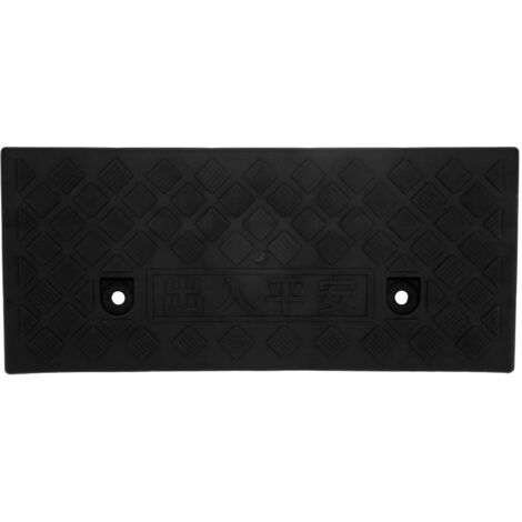 5cm Thickness Plastic Curb Ramp Portable Threshold Ramp for Car Vehicle Driveway Loading Dock SuppliesBlack (1/5)