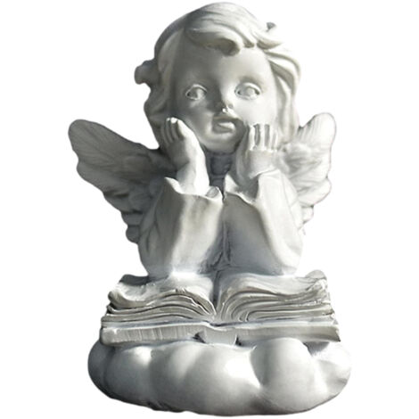 Angel Resin Garden Statue Figurine Fairy Angel Sculpture Home Decoration (1/5)