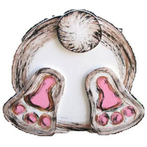 Easter Yard Signs Outdoor Lawn Decorations Signs Bunny Butt Decor Rabit PVC Model Ornaments (1/5)