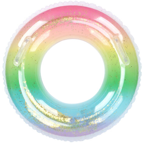 Swimming Ring Inflatable Colorful Children Swimming Circle Kids Swimming Toy for Beach Vacation