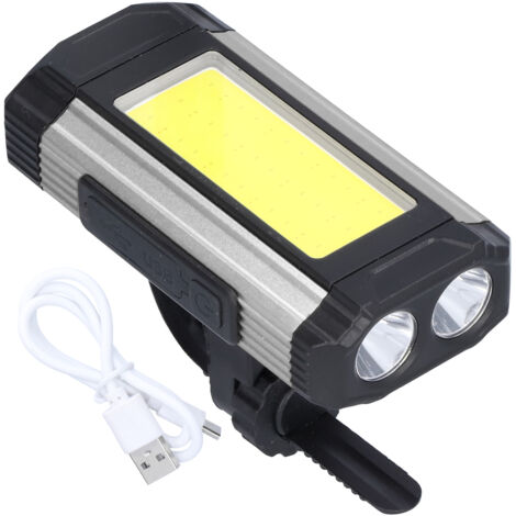 Bike Light Multifunctional 1000LM Brightness Waterproof USB Charging Magnetic Bicycle Lamp for Work Maintenance OutdoorGray (1/5)