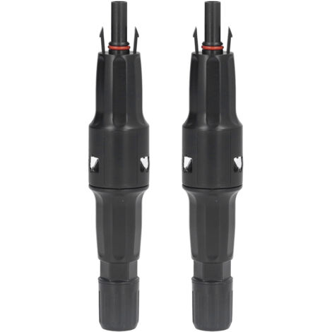 2Pcs Solar PV Connectors 1500V Heat Resisting Reusable PV Fuse Connector for Solar Panel Connection10A (1/5)