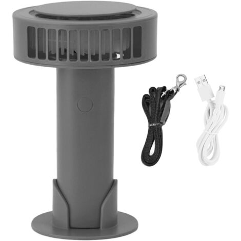 Handheld Electric Fan 3 Speed Portable Mini USB Pocket Hand Fan for Outdoors and Indoors Gray (1/5)