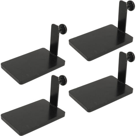 4 PCS Christmas Stocking Holders Iron Classic Xmas Stocking Hooks for Fireplace Mantle Christmas Party Decorations (1/5)