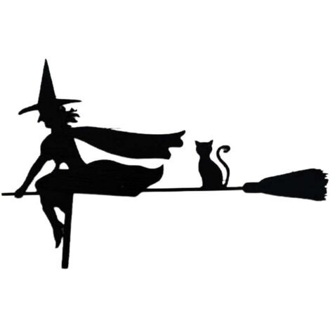 Halloween Door Corner Sign Wooden Witch Spider Halloween Decor Halloween Witch Sign Fall Decor (1/5)