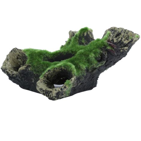 Artificial Resin Dead Wood Hole Hiding Cave Aquarium Fish Tank Ornament Decor Landscaping (1/5)