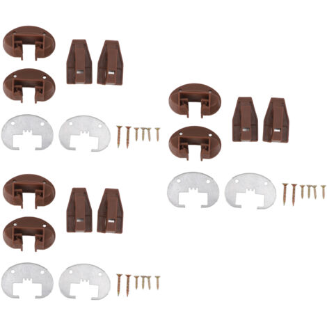 Drawer Slides Repair Kit ABS Robust Construction Easy To Install Drawer Guide Glide for Furniture