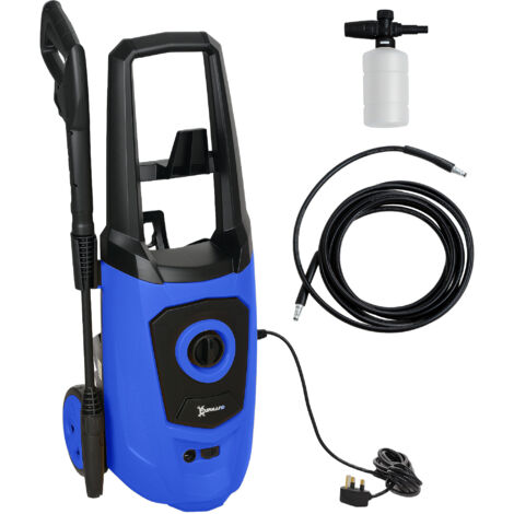 High Pressure Washer, 150 Bar Pressure, 510 L/h Flow, 1800W, High-Performance Portable Power Jet Wash Cleaner, Blue (1/5)