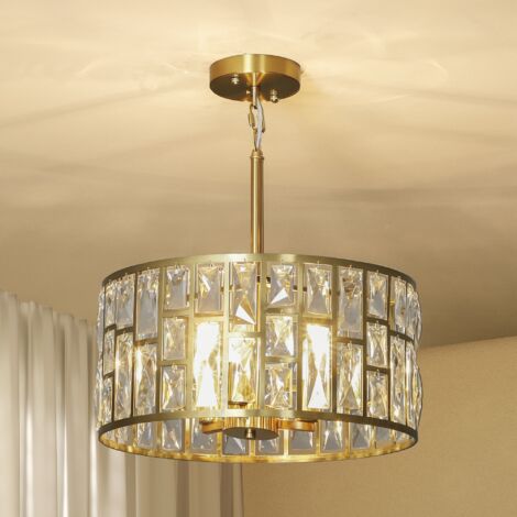 72 Glass Crystallite Chandelier - Gold-Tone (1/5)