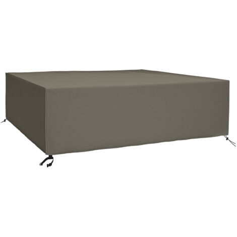 Large Square Patio Garden Furniture Set Cover 600D Oxford Waterproof, 230 x 230 x 70cm, Grey (1/5)
