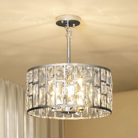 72 Glass Crystallite Chandelier - Silver-Tone (1/5)