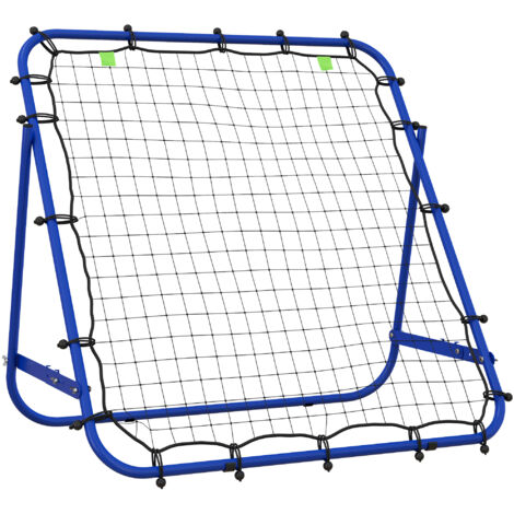 Adjustable Rebounder Net Kickback Target Goal for Teens Adults Training, Blue (1/5)