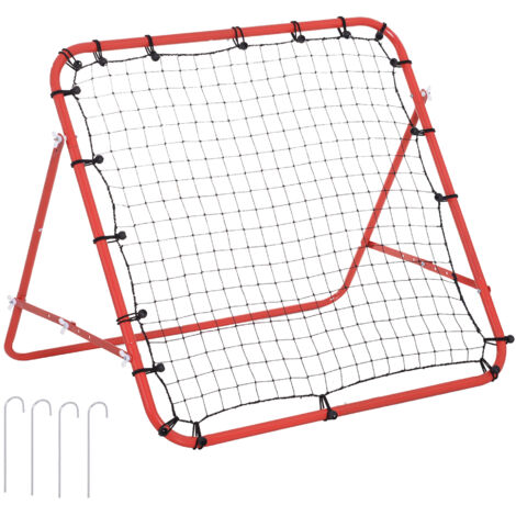 Rebounder Net, Practise Kickback Goal, for Teens, Adults Training - Red (1/5)