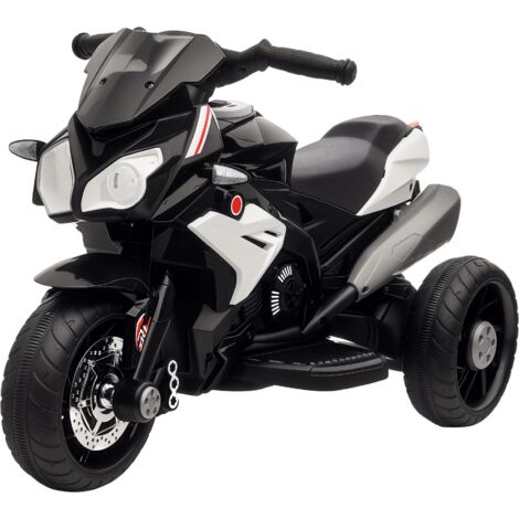 Kids Electric Motorcycle Ride-On Toy, with Three Wheels, Music, Horn, Lights (1/5)