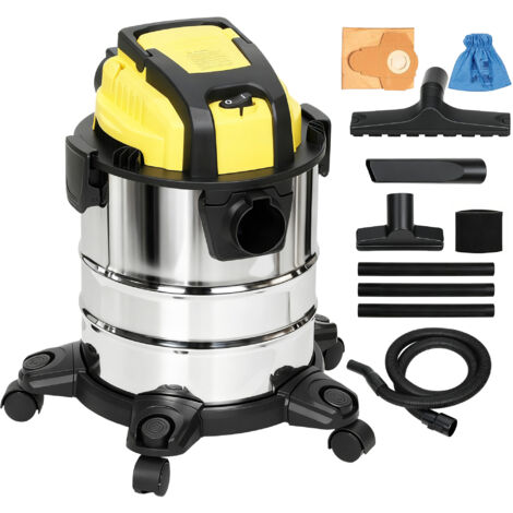 Wet and Dry Vacuum Cleaner, 1200W 20L Wet & Dry Vacuum Cleaner w/ Blower, Triple Filters for Workshop, Home, Carpet (1/5)