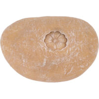 Pet Memorial Garden Stone DIY Lettering Simulation Pebbles Pet Grave Marker for Dogs Cats Small Flower Stone Sand Yellow