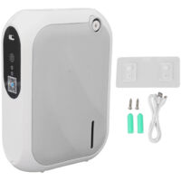XS105 200m³ Air Diffuser Aromatherapy Diffuser Timer APP BT 140ml USB Powered Wall Mount Desktop Aroma Air Humidifier with Built in Battery for Hotel Grey