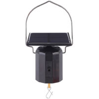 Solar Powered Eco Friendly Motor Wind Chime Ornament Hanging Rotating Motor