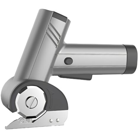 Ciseaux électriques sans fil avec affichage LED, lame rechargeable à 4 vitesses, lumière LED, chargement USB, lame facile à changer pour carton, tissu, cuir et loisirs créatifs (1/5)