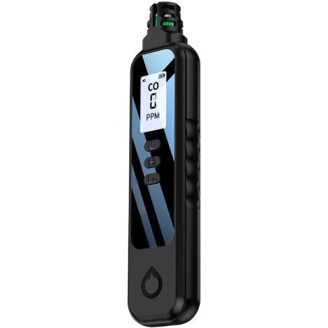 Détecteur de monoxyde de carbone portable, mesureur de concentration de CO avec écran LCD, idéal pour les voyages, la voiture et le camping. (1/5)