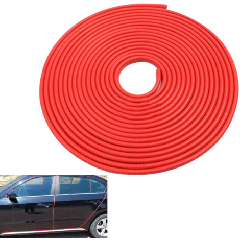 Protections de bord de portière de voiture, joint en caoutchouc en forme de U, bandes de protection anti-collision flexibles pour les bords de portière (1/5)