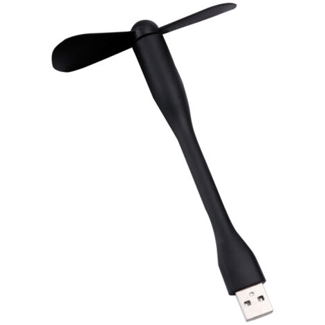 Mini ventilateur USB, col flexible, silencieux (format de poche) (1/5)
