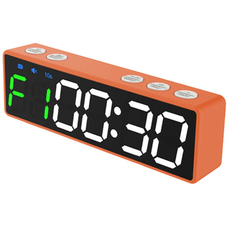 Mini minuteur de gym rechargeable, chronomètre portable avec compte à rebours/compte à rebours et chronomètre magnétique pour l'entraînement physique à domicile. (1/5)