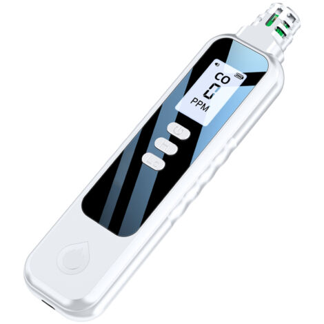 Détecteur de monoxyde de carbone portable, mesureur de concentration de CO avec écran LCD, idéal pour les voyages, la voiture et le camping. (1/5)