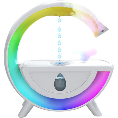 Humidificateur anti-gravité brume fraîche, 350 ml, lumières colorées, double protection coupures (pour bébé) (1/5)