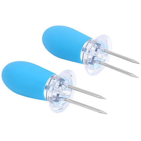 Pins à maïs pour barbecue en acier inoxydable réutilisables 2PCS (1/5)