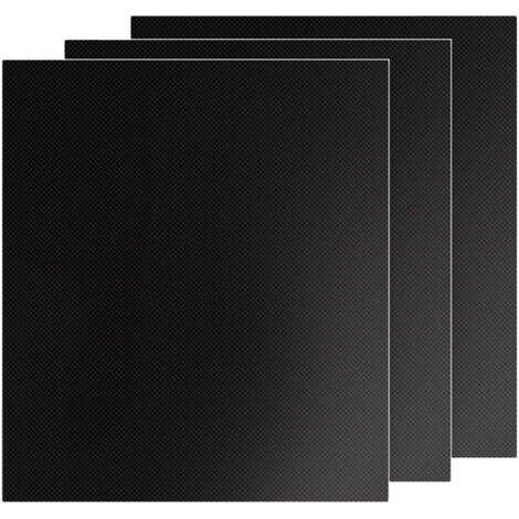 Tapis de barbecue 3 pièces anti-adhésif réutilisable 16x13 pouces Fibre de verre pour grill gaz charbon électrique (1/5)