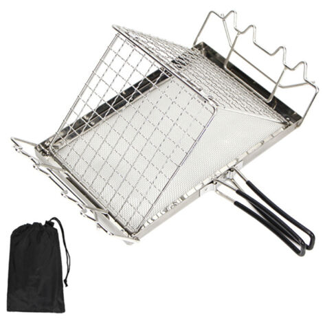 Grill Net Mini Pliable Grille Barbecue Toast Support Chaud Outils de Cuisine Extérieure (1/5)