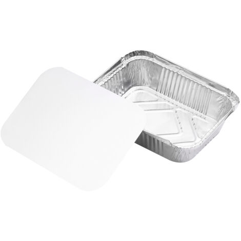 Conserves en Aluminium jetable avec couvercles pour cuisson stockage 20 pièces 750ML (1/5)