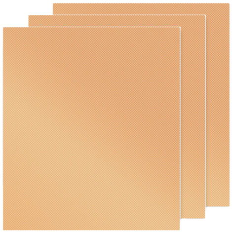 Tapis de barbecue 3 pièces anti-adhésif réutilisable 16x13 pouces Fibre de verre pour grill gaz charbon électrique (1/5)