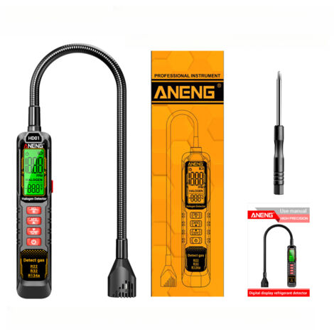 Testeur de fuites halogène HD01 pour Fréon R22, R32, R134a - Outil climatisation automobile