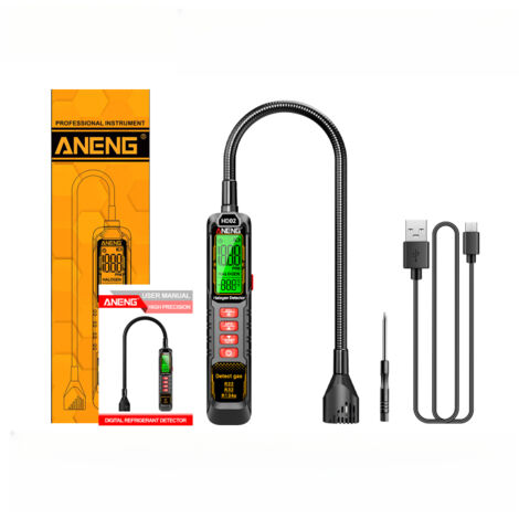 Testeur de fuites halogène HD02 pour Fréon R22, R32, R134a - Outil climatisation automobile