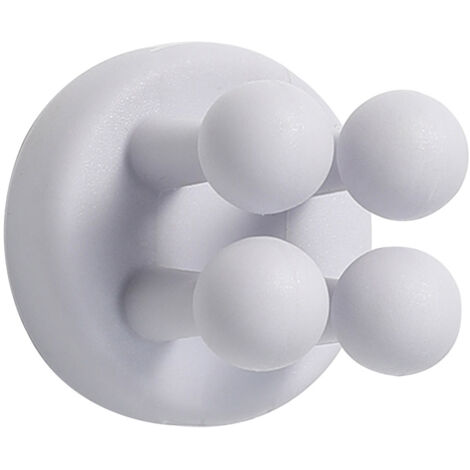 Crochet multi-usages en silicone sans trace, adhésif puissant, fixation solide, crochet étanche pour cuisine et salle de bain (1/5)